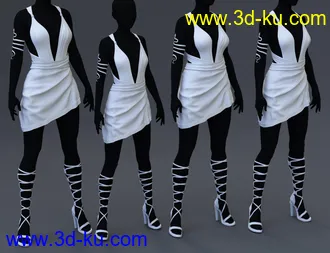 3D打印模型Eleia Outfit for Genesis 8 Female(s)的图片