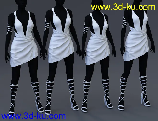 Eleia Outfit for Genesis 8 Female(s)模型的图片9