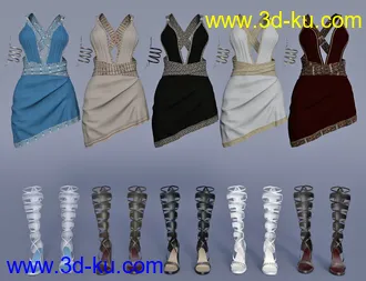 3D打印模型Eleia Outfit Textures的图片