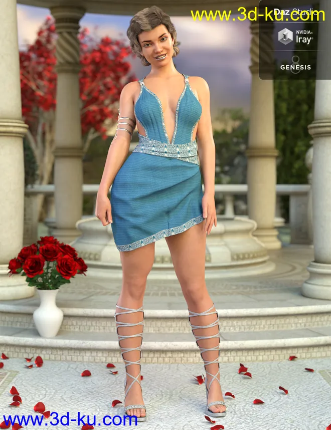 Eleia Outfit Textures模型的图片5