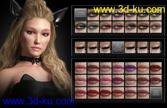 3D打印模型Ellison HD for Genesis 3 and 8 Female的图片
