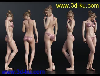 3D打印模型Ellison HD for Genesis 3 and 8 Female的图片