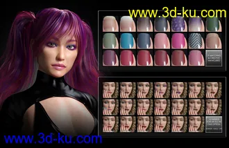 3D打印模型Ellison HD for Genesis 3 and 8 Female的图片