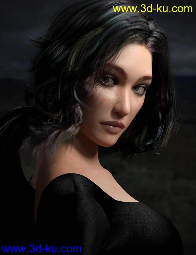 Ellison HD for Genesis 3 and 8 Female模型的图片9