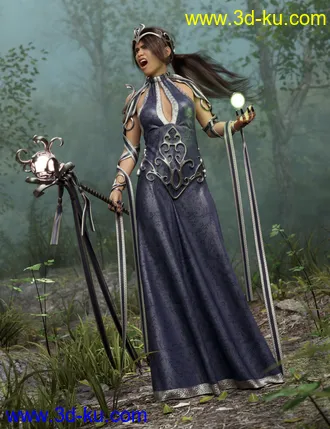 3D打印模型Enchanted Queen Poses and Props for Genesis 8 Female(s)的图片