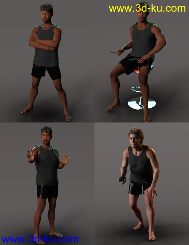 Enduring Icon Poses for Leroy 8模型的图片2