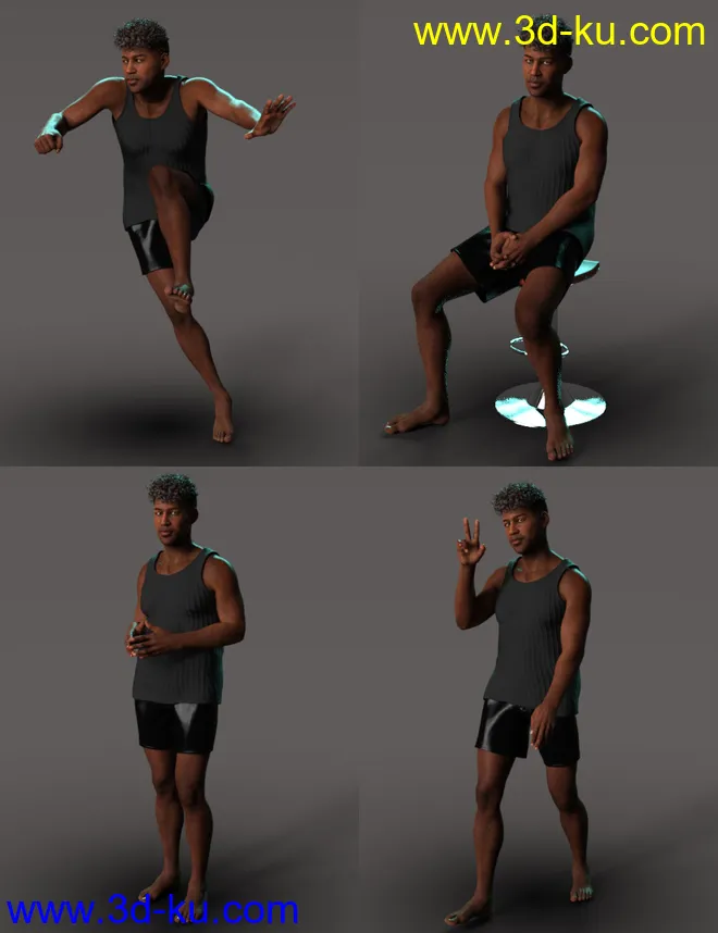 Enduring Icon Poses for Leroy 8模型的图片3