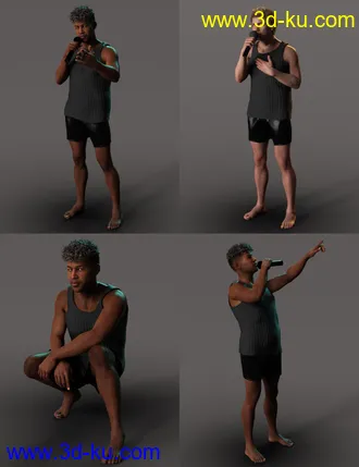 3D打印模型Enduring Icon Poses for Leroy 8的图片