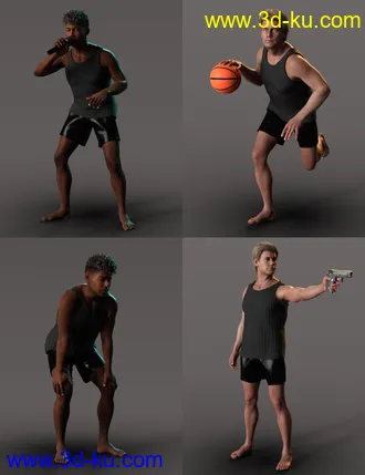 3D打印模型Enduring Icon Poses for Leroy 8的图片