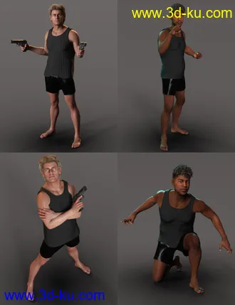 3D打印模型Enduring Icon Poses for Leroy 8的图片