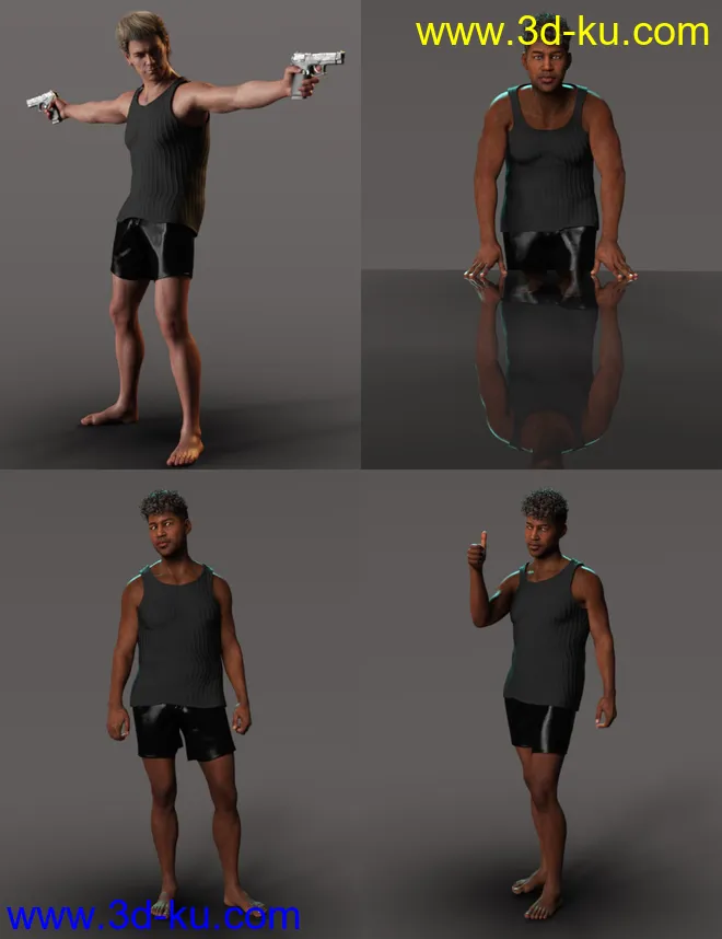 Enduring Icon Poses for Leroy 8模型的图片8