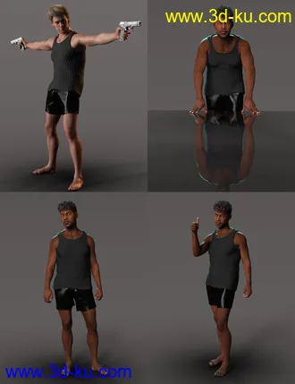 3D打印模型Enduring Icon Poses for Leroy 8的图片