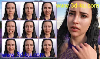 3D打印模型Energetic Life Expressions for Genesis 8 Female and Babina 8的图片
