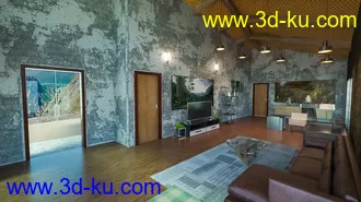 3D打印模型Energy Efficient Living Room的图片