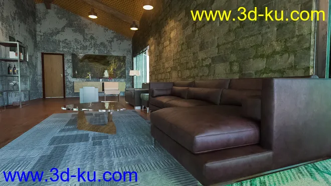 Energy Efficient Living Room模型的图片3