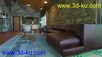 3D打印模型Energy Efficient Living Room的图片