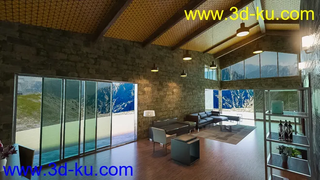 Energy Efficient Living Room模型的图片5