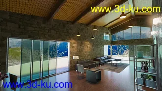 3D打印模型Energy Efficient Living Room的图片