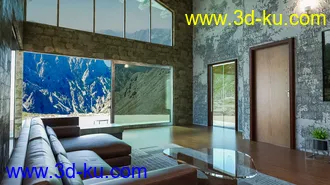 3D打印模型Energy Efficient Living Room的图片