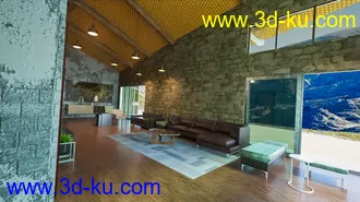 3D打印模型Energy Efficient Living Room的图片