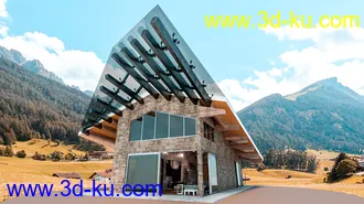 3D打印模型Energy Efficient Living Room的图片