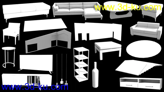 Energy Efficient Living Room模型的图片11