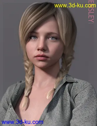 3D打印模型Ensley HD & Expressions HD for Genesis 8 Female的图片