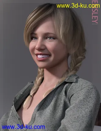 3D打印模型Ensley HD & Expressions HD for Genesis 8 Female的图片