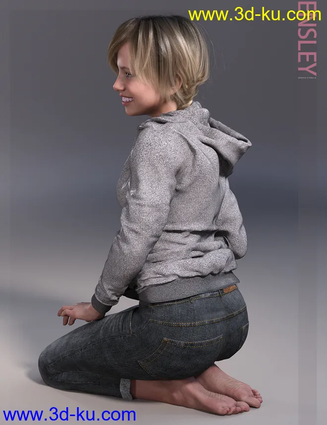 Ensley HD & Expressions HD for Genesis 8 Female模型的图片5