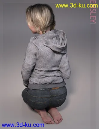 3D打印模型Ensley HD & Expressions HD for Genesis 8 Female的图片