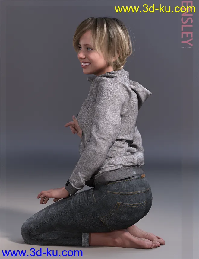 Ensley HD & Expressions HD for Genesis 8 Female模型的图片7