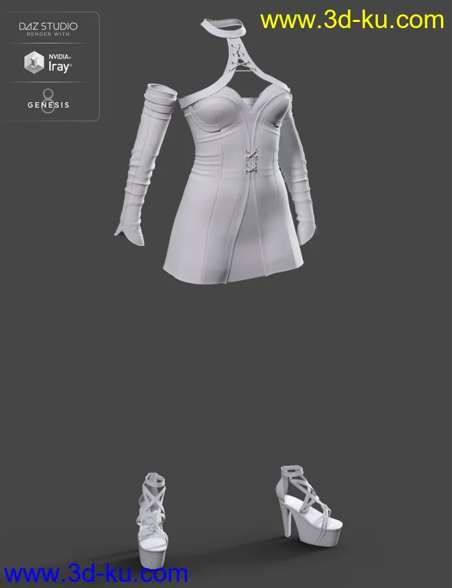 Envoy Outfit for Genesis 8 Female(s)模型的图片5