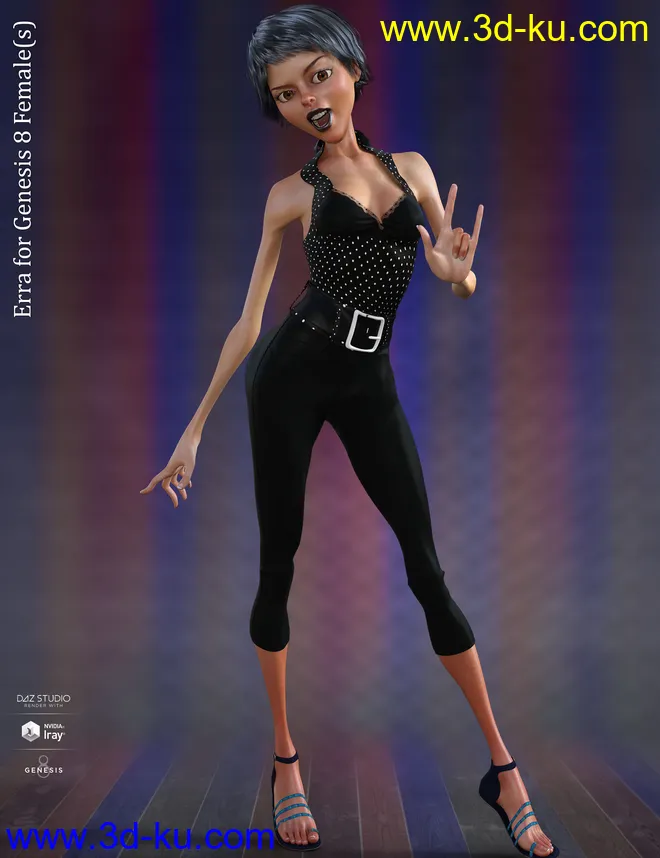 Erre for Genesis 8 Female模型的图片2