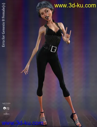 3D打印模型Erre for Genesis 8 Female的图片