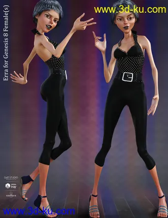 3D打印模型Erre for Genesis 8 Female的图片
