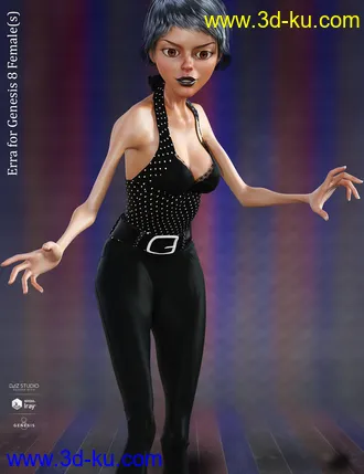 3D打印模型Erre for Genesis 8 Female的图片