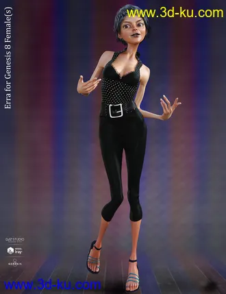 3D打印模型Erre for Genesis 8 Female的图片
