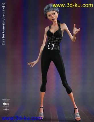 3D打印模型Erre for Genesis 8 Female的图片
