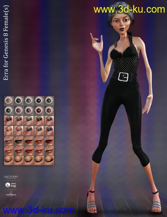 3D打印模型Erre for Genesis 8 Female的图片