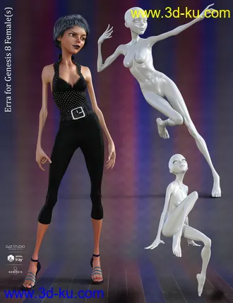 3D打印模型Erre for Genesis 8 Female的图片