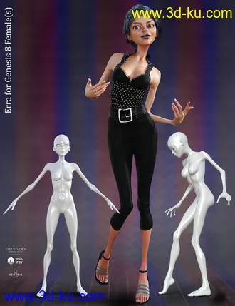3D打印模型Erre for Genesis 8 Female的图片