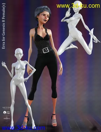 3D打印模型Erre for Genesis 8 Female的图片