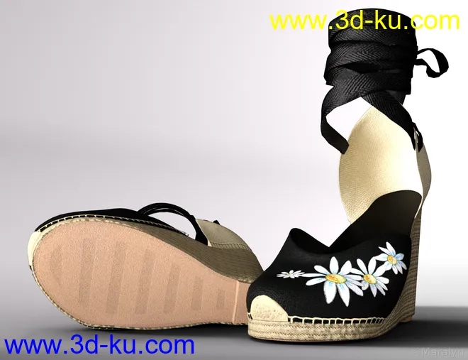Espadrilles for Genesis 8 Female(s)模型的图片2