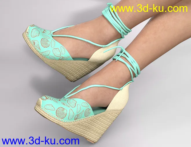 Espadrilles for Genesis 8 Female(s)模型的图片4