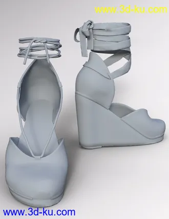 3D打印模型Espadrilles for Genesis 8 Female(s)的图片