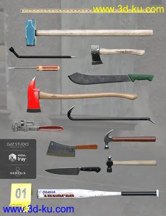 3D打印模型Everyday Weapons的图片