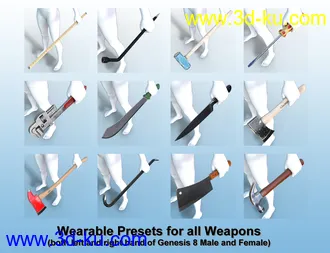 3D打印模型Everyday Weapons的图片