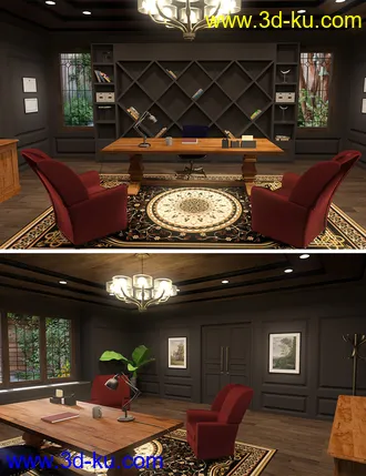 3D打印模型Executive Office的图片