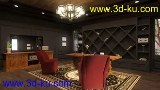 3D打印模型Executive Office的图片