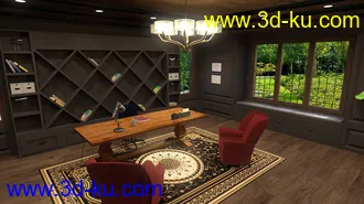 3D打印模型Executive Office的图片